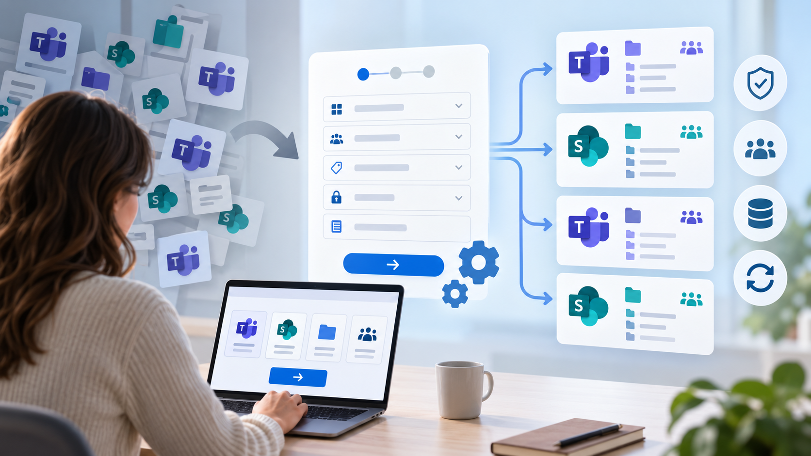 Structuur in Microsoft Teams en SharePoint