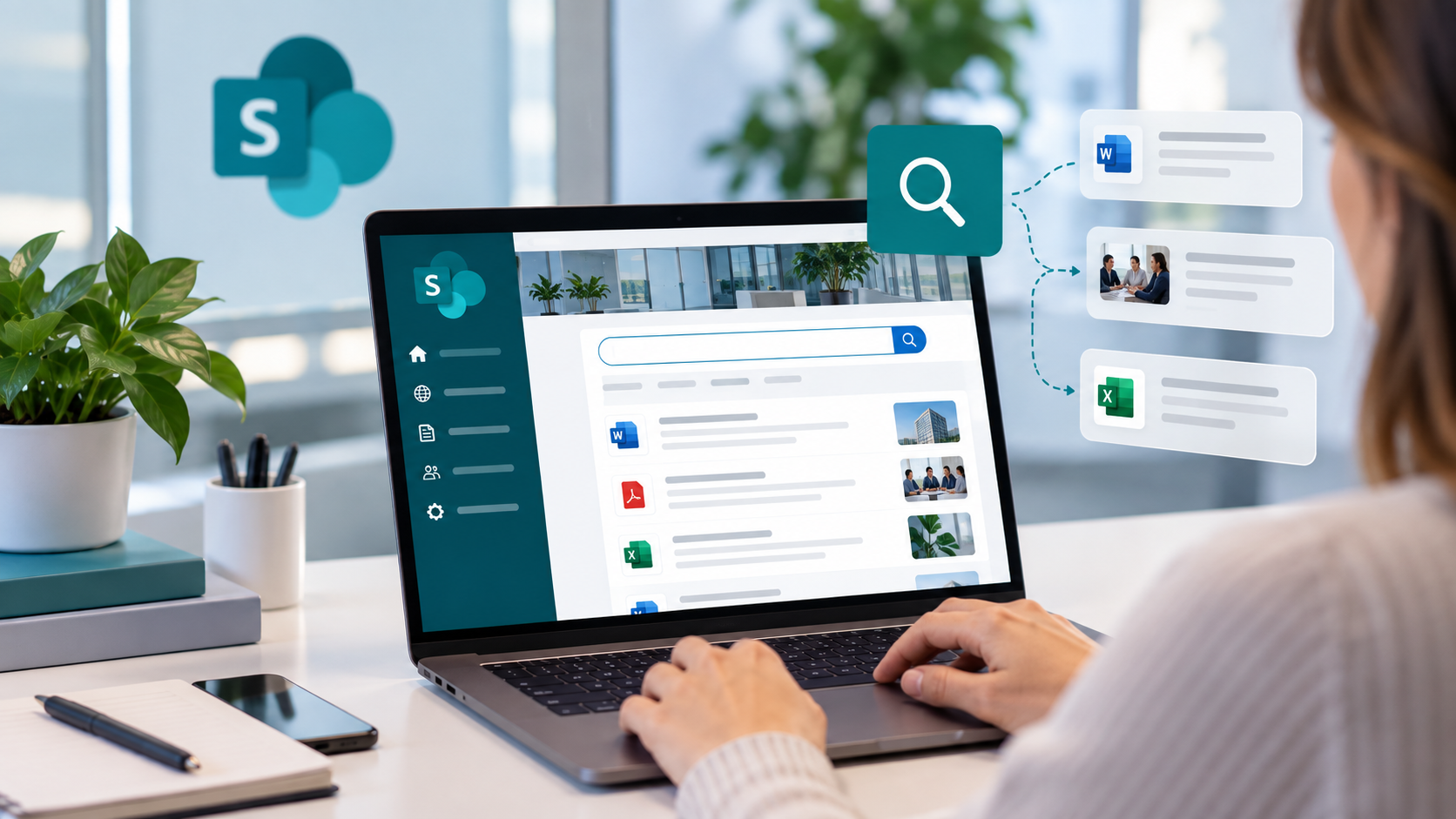 Zoeken in SharePoint Intranet